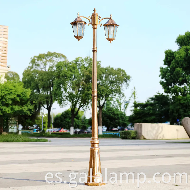 Elegantes luces de paisaje impermeables para espacios de jardín al aire libre
